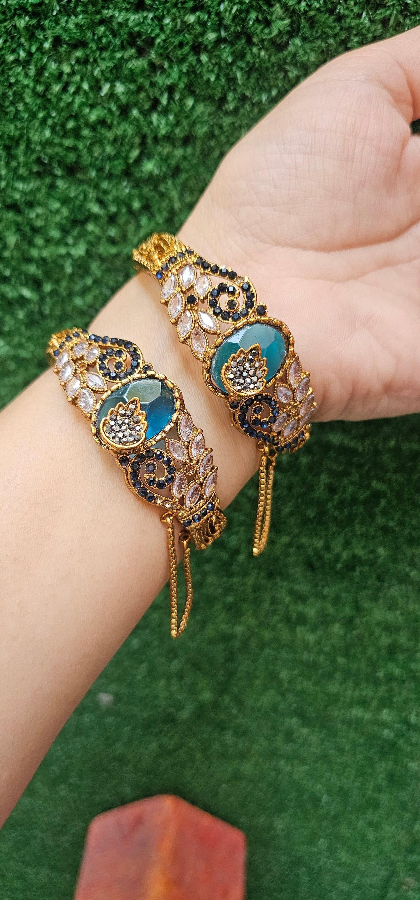 Handmade Blue Turkish Kangan - HASWEAR