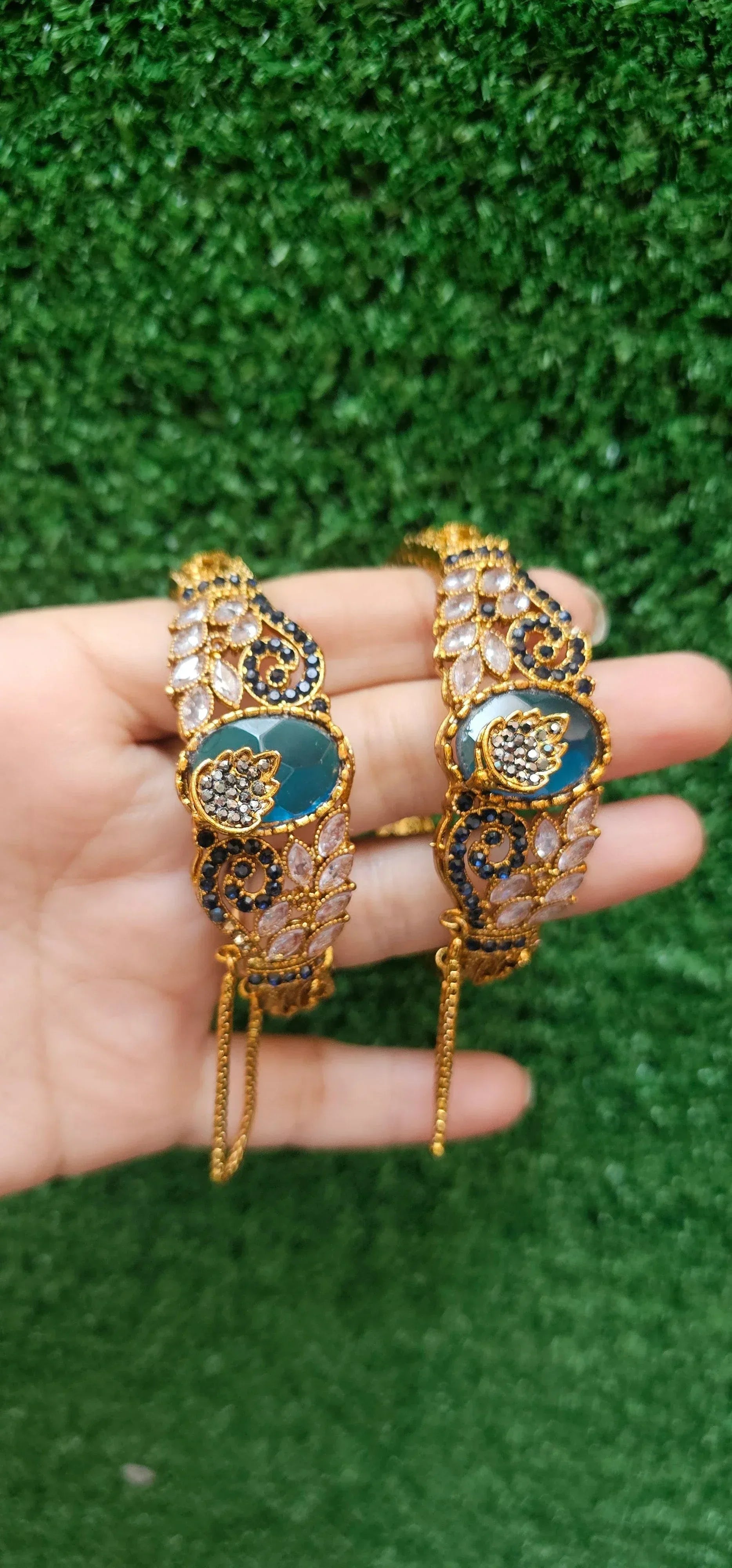 Handmade Blue Turkish Kangan - HASWEAR