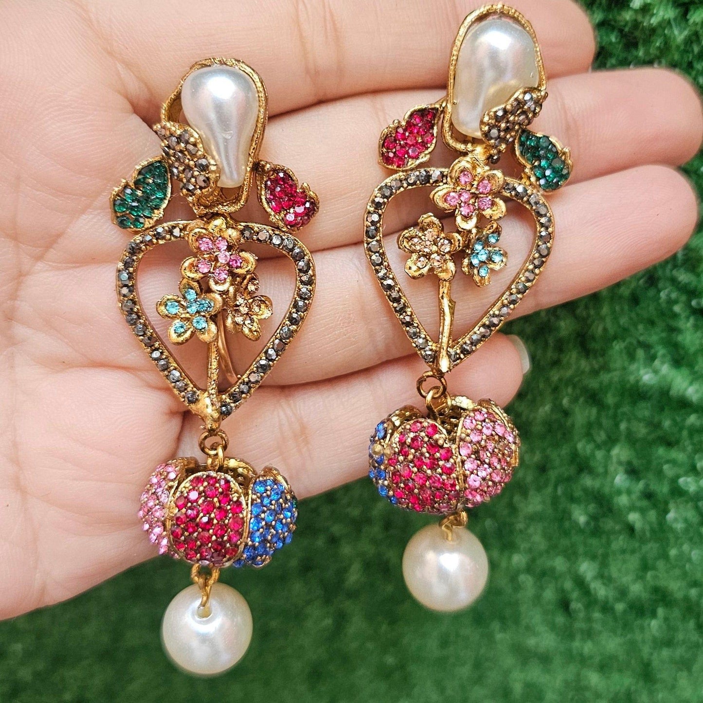 Handmade Multi-Colored Antique Earrings - HASWEAR