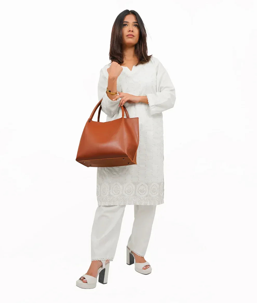 Cedar Tote Dark Brown - HASWEAR