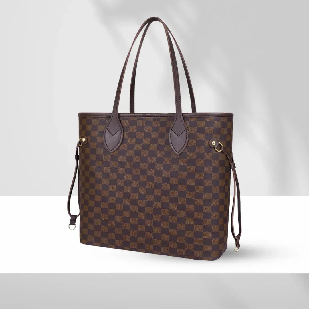 The Haswear Checkered Tote Black - HASWEAR