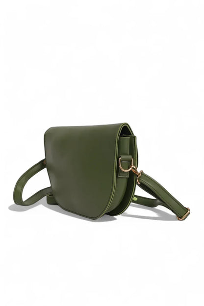 Chic Olive Dual Strap Bag - HASWEAR