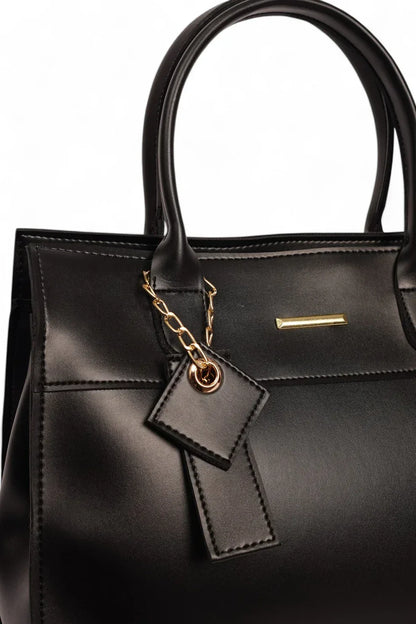 Modern Chic Black Tote - HASWEAR