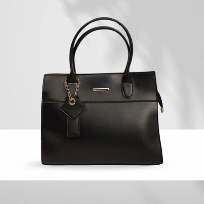 Modern Chic Black Tote - HASWEAR