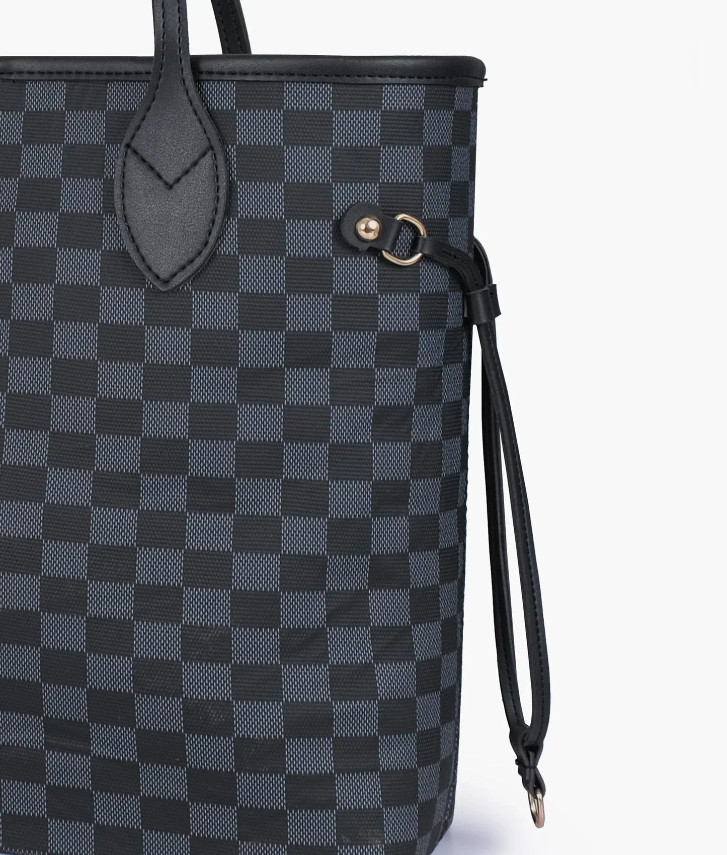 The Haswear Checkered Tote Black - HASWEAR
