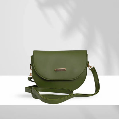 Chic Olive Dual Strap Bag - HASWEAR
