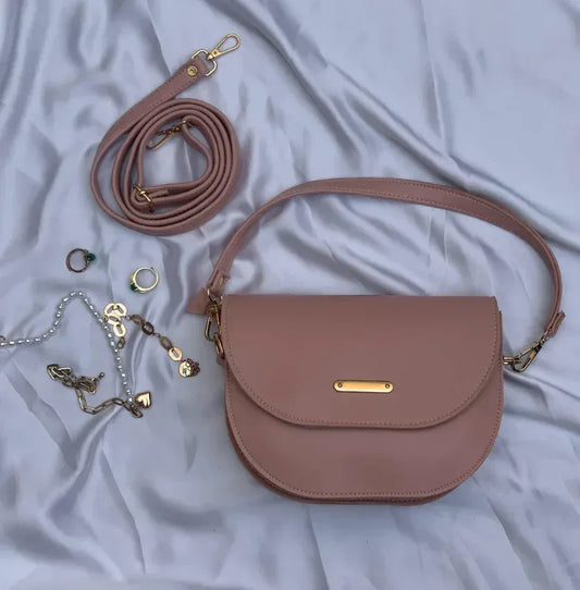 Chic Pink Dual Strap Bag - HASWEAR