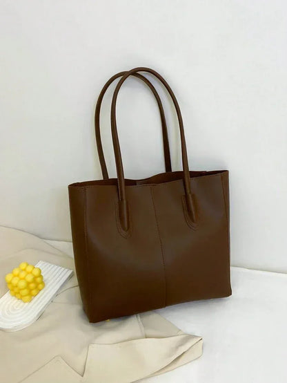Carla Shoulder Tote Brown - HASWEAR