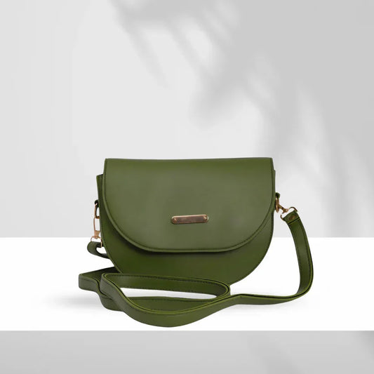 Chic Olive Dual Strap Bag - HASWEAR